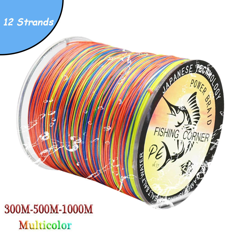 Ice Fishing Line - 12 Strands สายถัก Braided 300mm 500m
