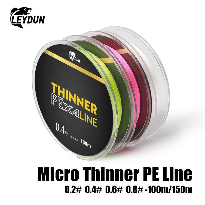 Copolymer Line - สายเอ็นตกปลา Leydun Micro THINNER 100ม. 150ม.