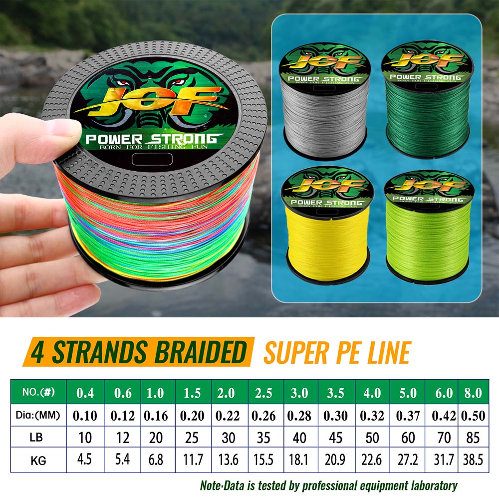JOF 4 Strands สายตกปลา 300/100 - Copolymer Line บทวิจารณ์และราคา