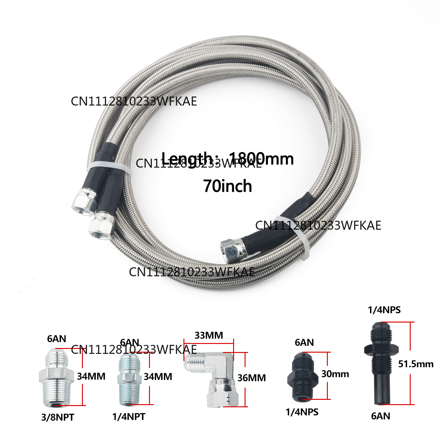 ชุดสายท่อระบายความร้อนเกียร์ P - Braided Line บทวิจารณ์และราคา
