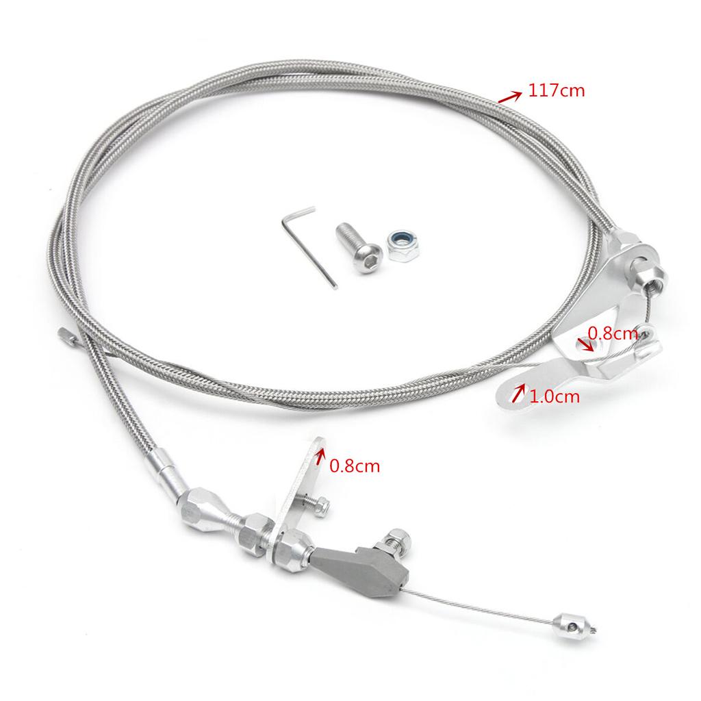 สายเคเบิลคันเร่งแก๊สแบบถักสแตน - Braided Line บทวิจารณ์และราคา