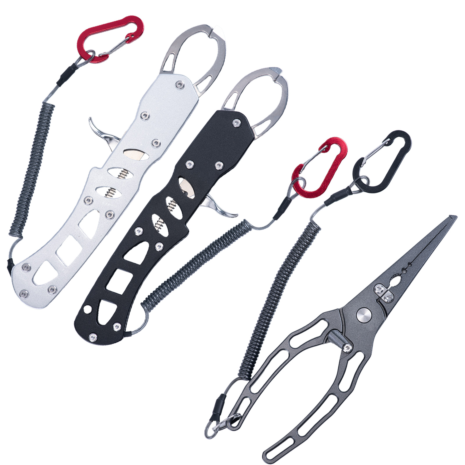 ชุดคีมตกปลาและที่จับปลาแบบคอมโ - Fishing Line Cutter บทวิจารณ์และราคา